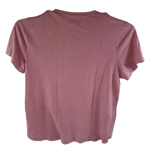 Abercrombie & Fitch Soft AF Tee XXL Pink Short Sleeve Crewneck Cotton Blend Shir - Picture 3 of 5